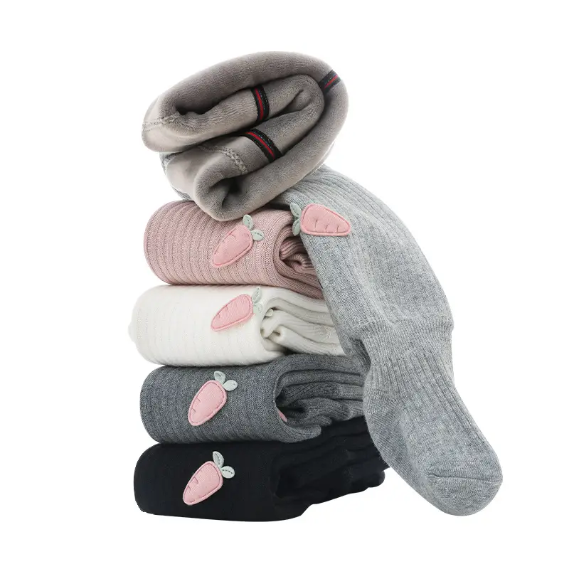Velvet Padded Baby Leggings Winter Newborn Girls Pantyhose - Image 9