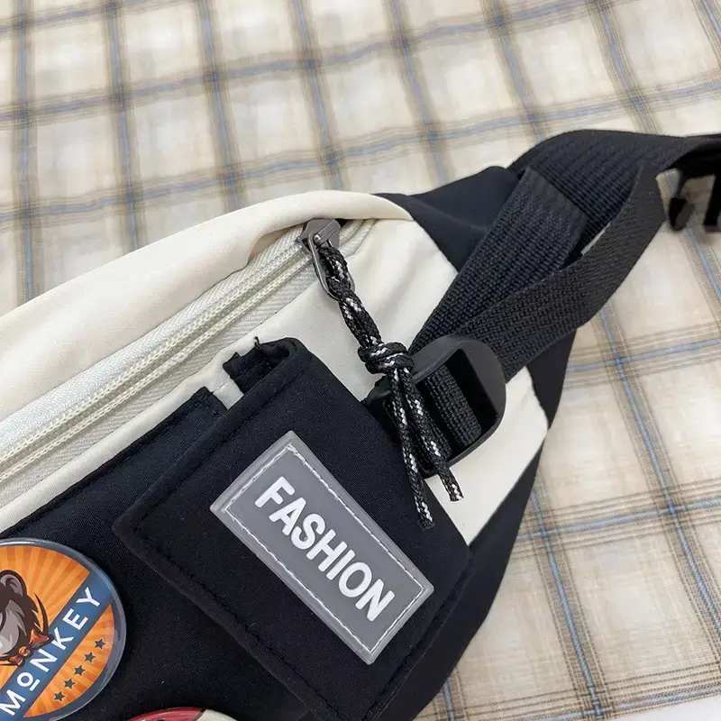 Trendy Men's Crossbody Shoulder Bag with Buttons — feature 24
