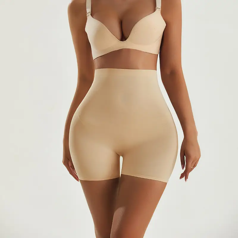 Peach Padded Hip-Lifting Shorts for Women - Image 4