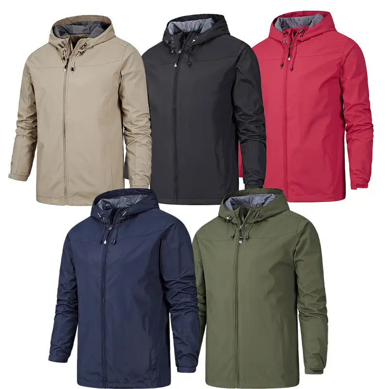 Men's Full-Zip Hooded Jacket Blue