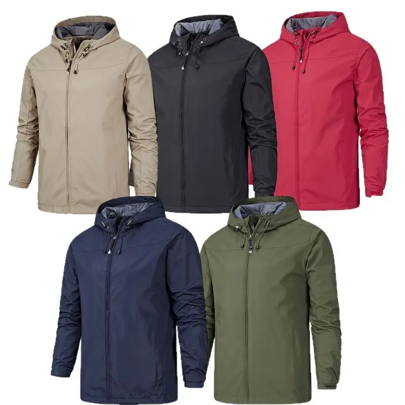 Men's Full-Zip Hooded Jacket Blue