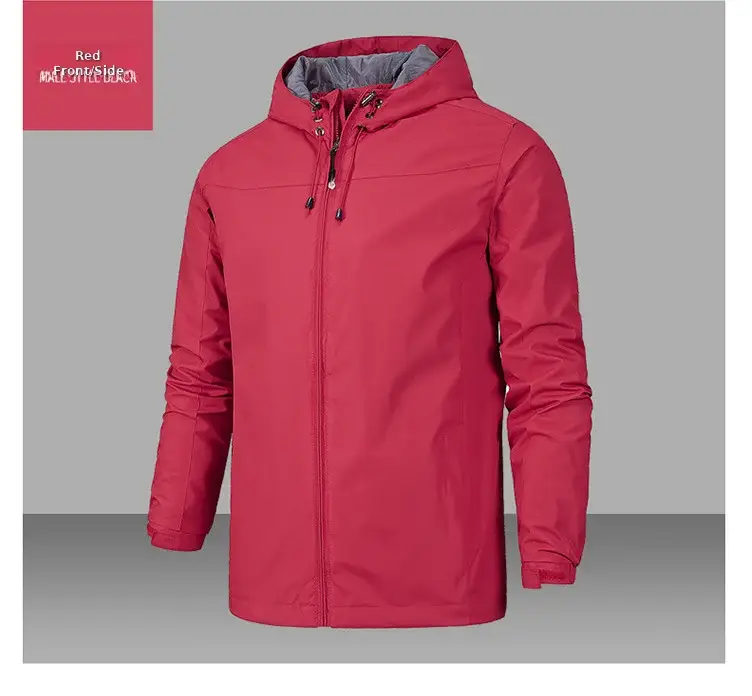 Men's Full-Zip Hooded Jacket Blue — feature 16
