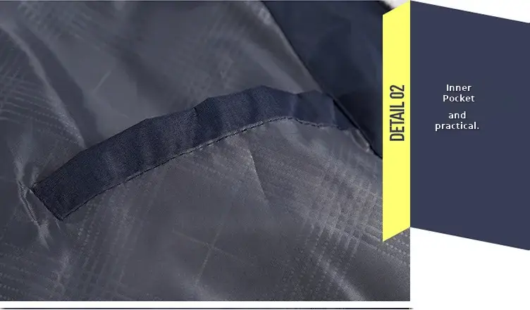 Men's Full-Zip Hooded Jacket Blue — feature 19