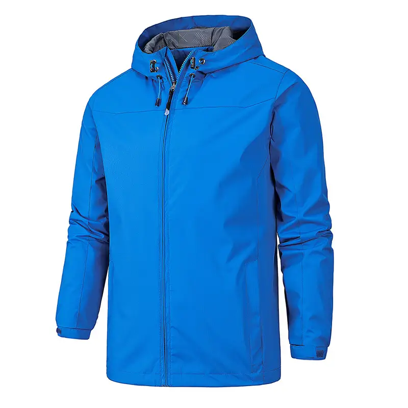 Men's Full-Zip Hooded Jacket Blue