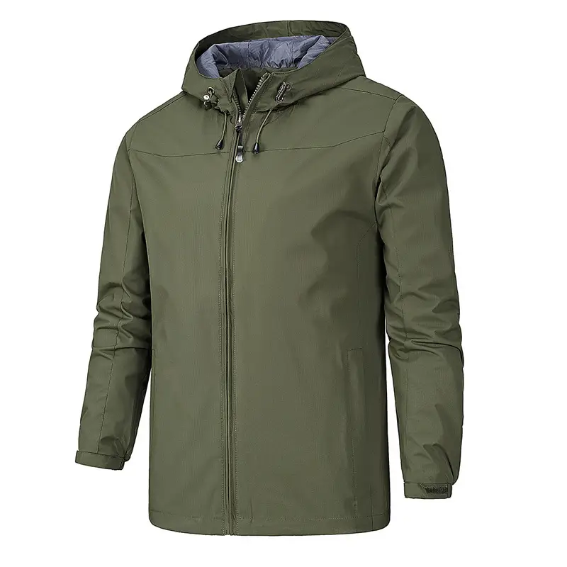 Men's Full-Zip Hooded Jacket Blue