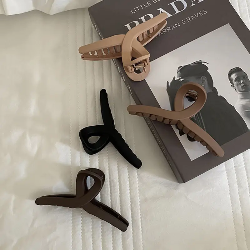 South Korea Frosted Hairpin Clip for Large Grab