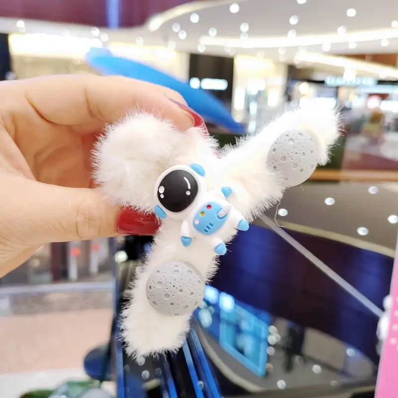 Plush Tassel Hair Clips for Girls & Women