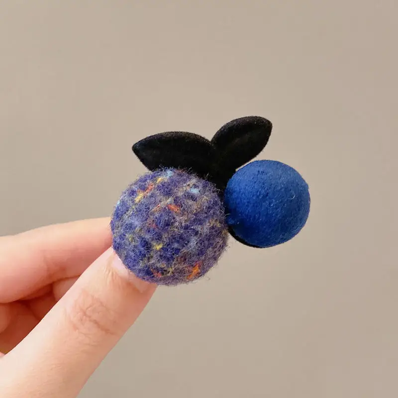 Plush Tassel Hair Clips for Girls & Women