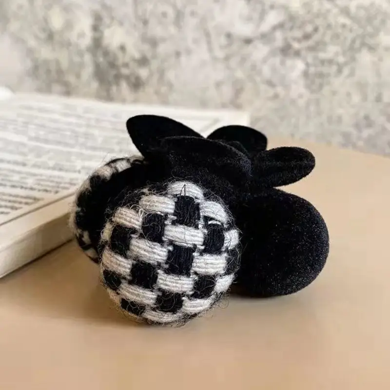 Plush Tassel Hair Clips for Girls & Women