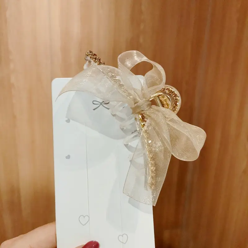 Plush Tassel Hair Clips for Girls & Women