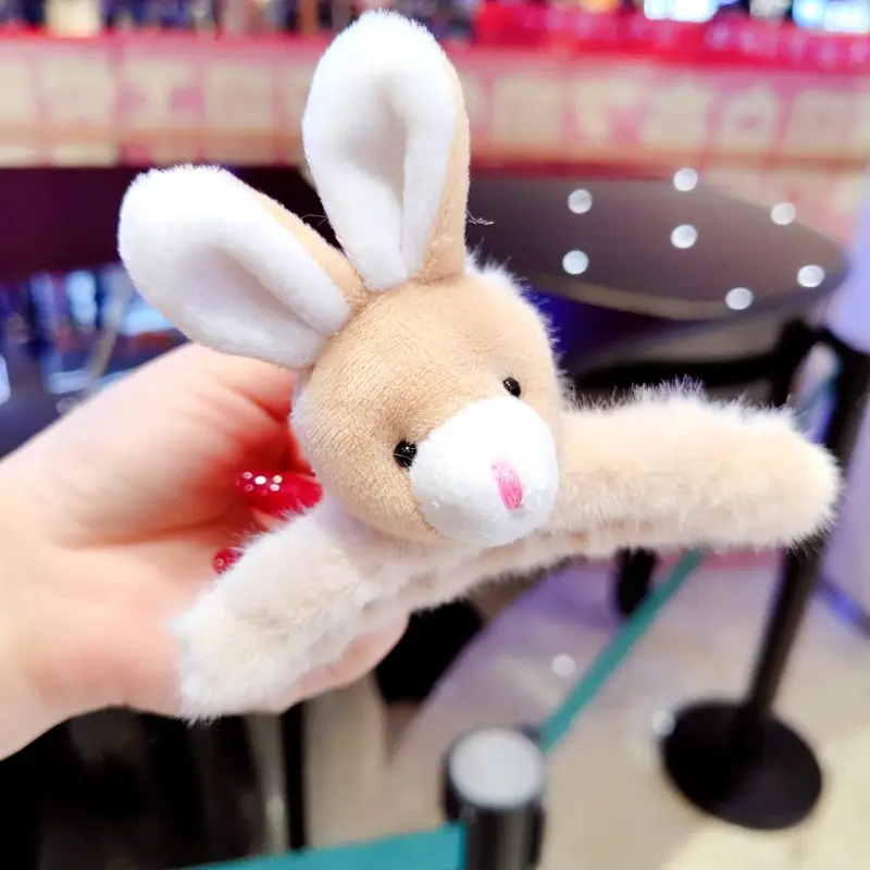 Plush Tassel Hair Clips for Girls & Women