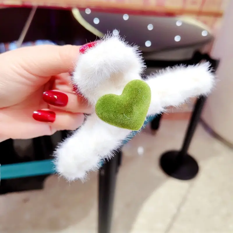 Plush Tassel Hair Clips for Girls & Women