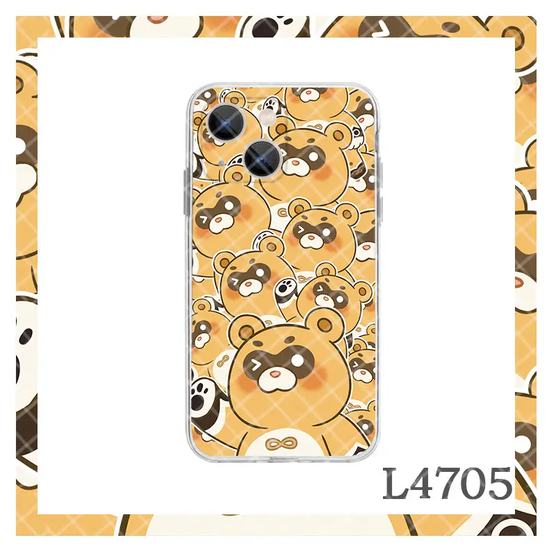 Anime & Bear Design Mobile Phone Cases for iPhone 12