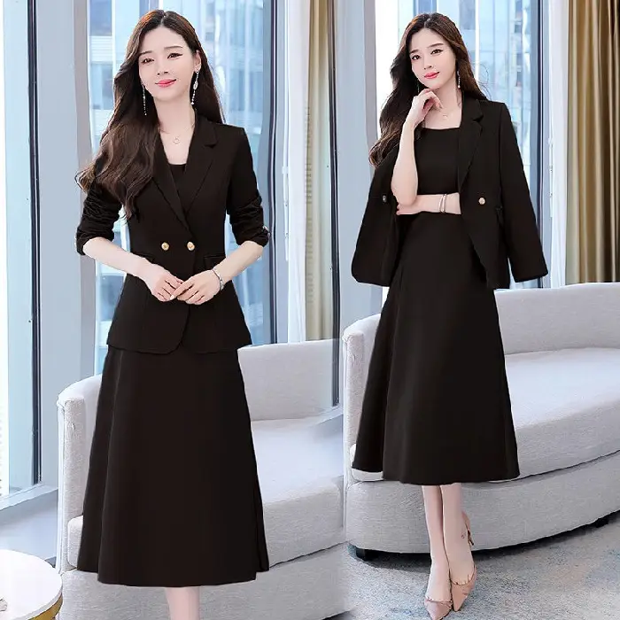 Korean Style Slimming Blazer Suit for Women - Image 2