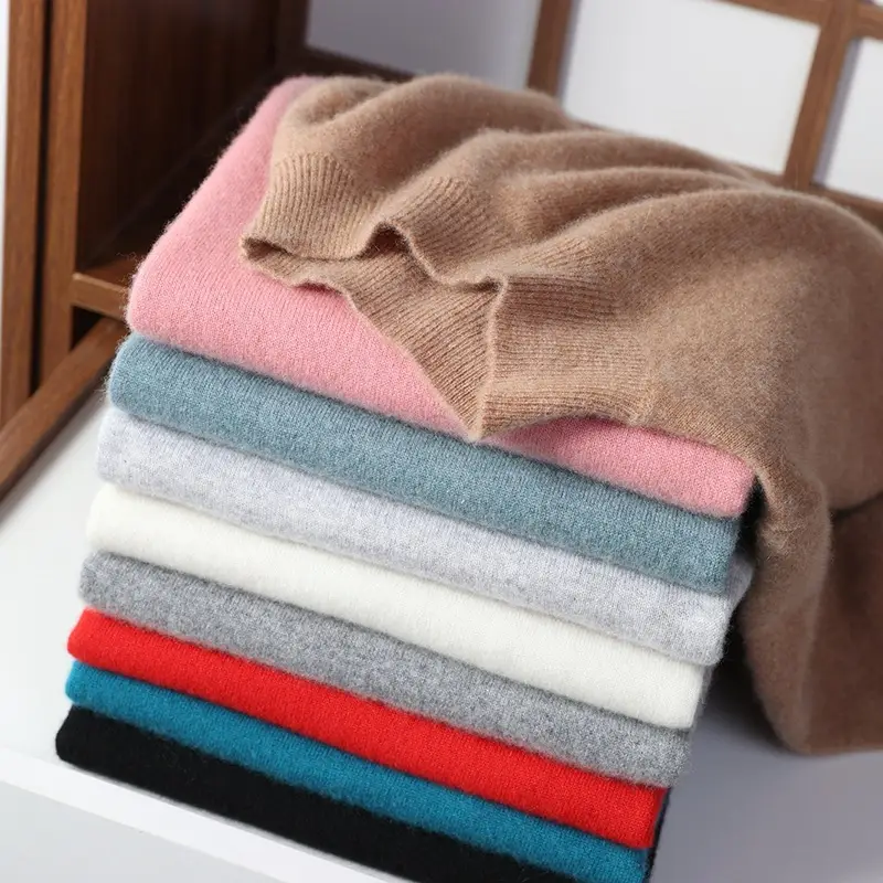 Women Green Half Turtleneck Knitwear Short Pullover - Image 14