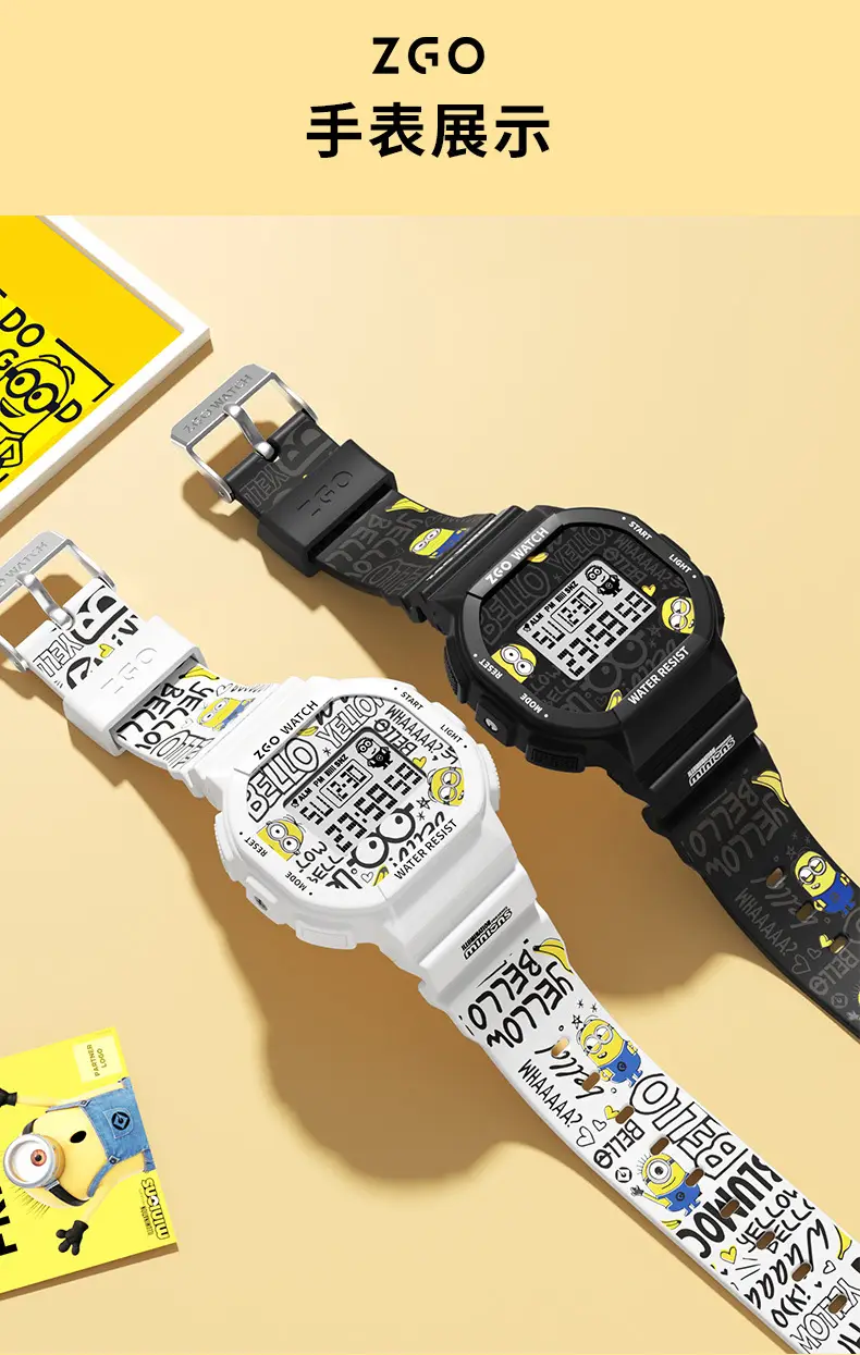 Zeo Watch Women Junior High Senior School Luminous Waterproof Sports Electronic Watch — feature 14