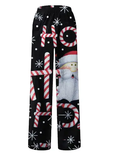 2022 Christmas Style Christmas Pants Black Candy Design — feature 13