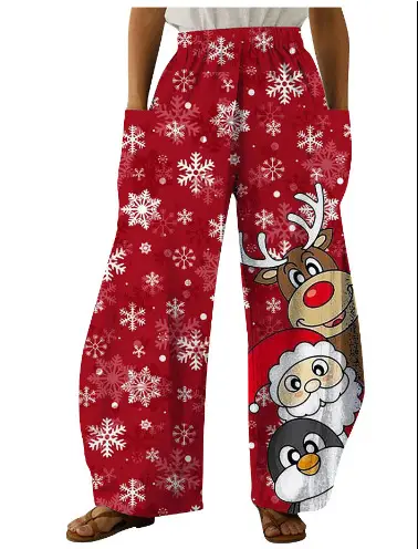 2022 Christmas Style Christmas Pants Black Candy Design — feature 7