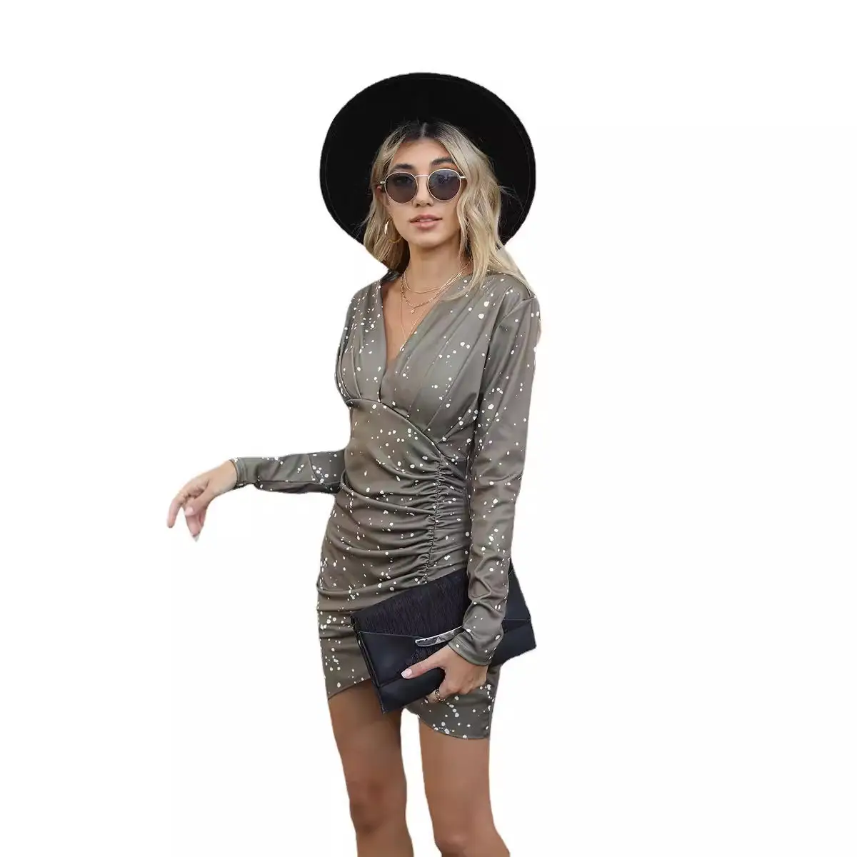 2022 Digital Printed High Waist Party Dress for Women - Image 8