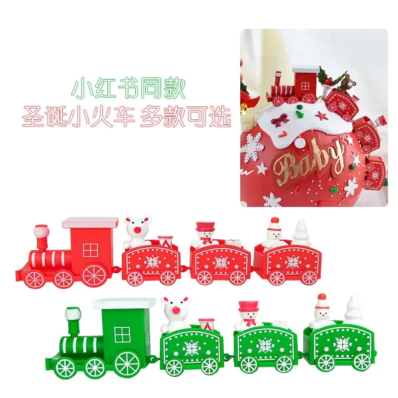 Christmas Train Cake Decor for Kids 19x5cm - Image 6