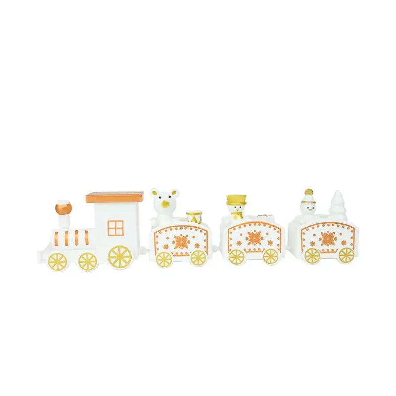 Red Christmas Train Ornament for Kids Party Decor