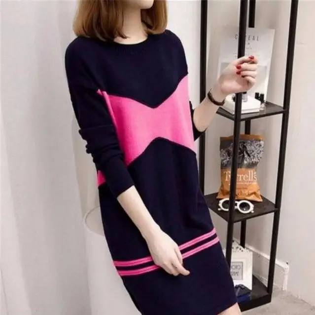 Plus Size Velvet Mid-Length Sweatshirt Dress 2025 — feature 4
