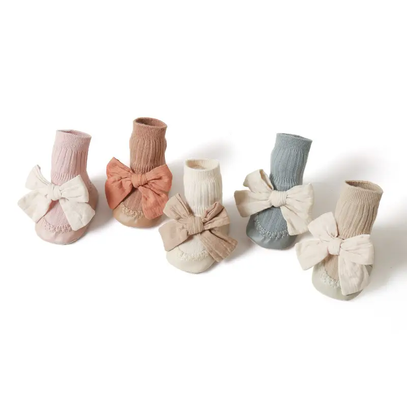 Baby Bow Socks & Shoes Winter Warm Autumn 2021