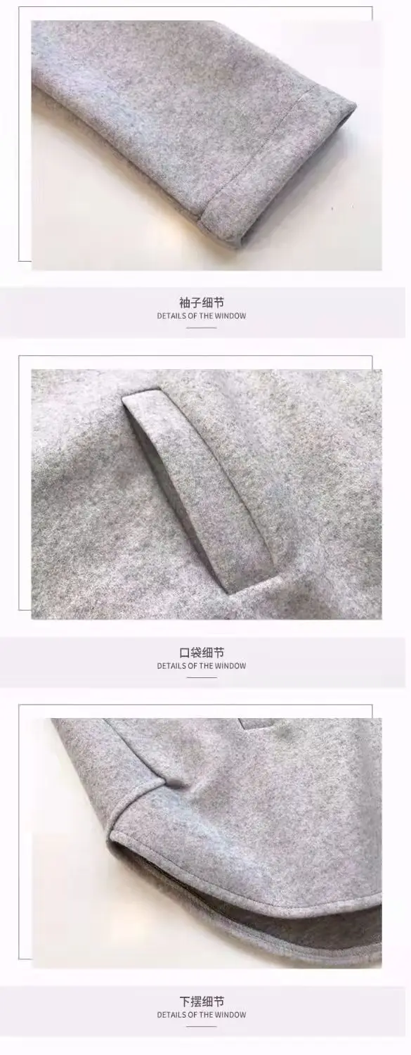 2023 Winter Hooded Velvet Sweater with Zipper Closure — feature 5