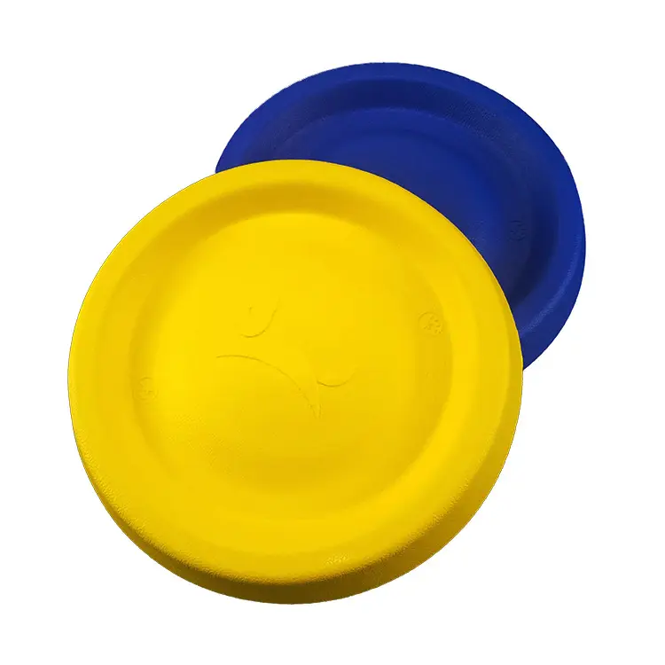 Dropshipping Dog Toy Ball Large Ring Small Dog Pet Supplies Eva Pull Ring Frisbee with Rope Pet Toy