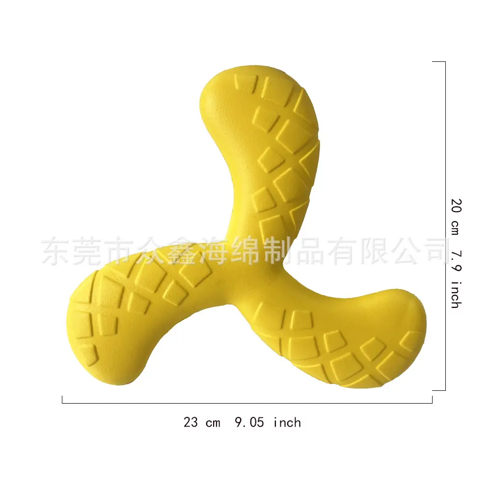 Dropshipping Dog Toy Ball Large Ring Small Dog Pet Supplies Eva Pull Ring Frisbee with Rope Pet Toy