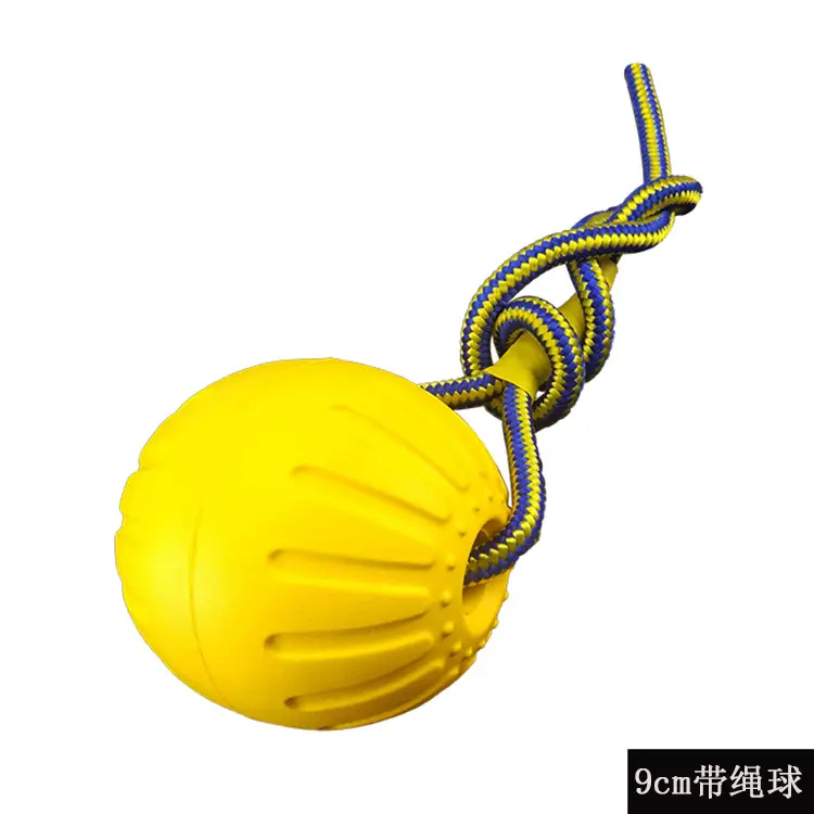 9cm with rope ball
