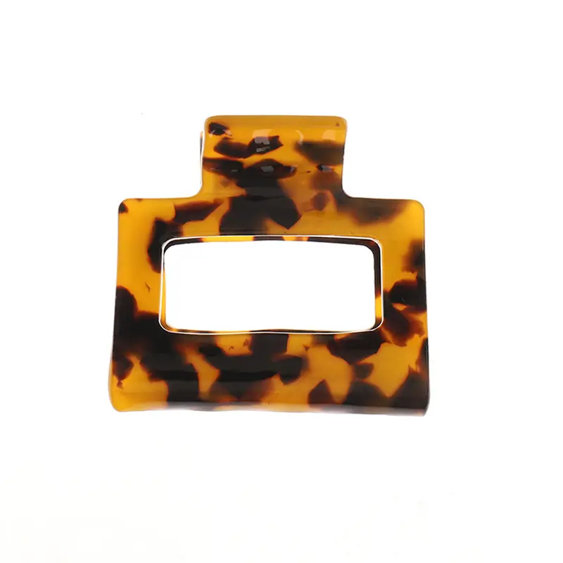 Square Acrylic Hair Grab Clip for Women 5cm