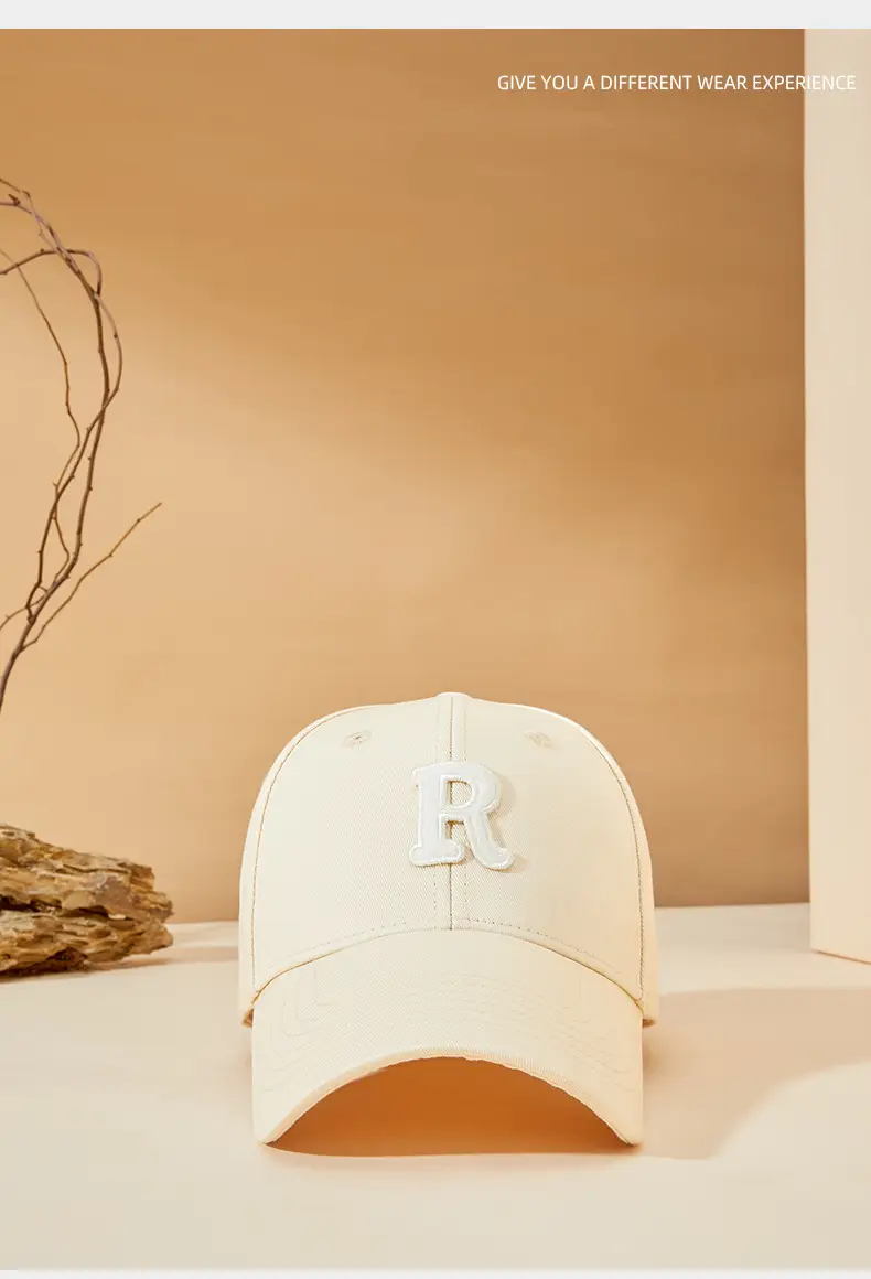 2025 Korean Letter Embroidered Yellow Baseball Cap — feature 15