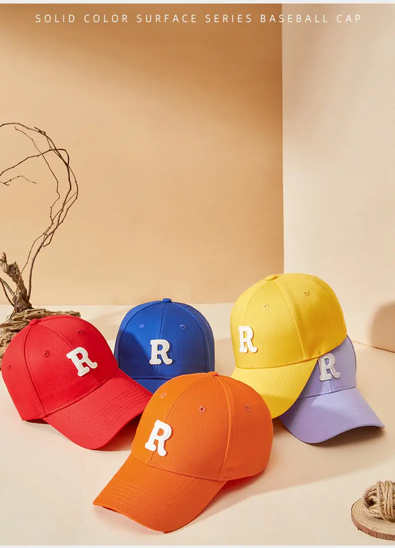 2025 Korean Letter Embroidered Yellow Baseball Cap — feature 22