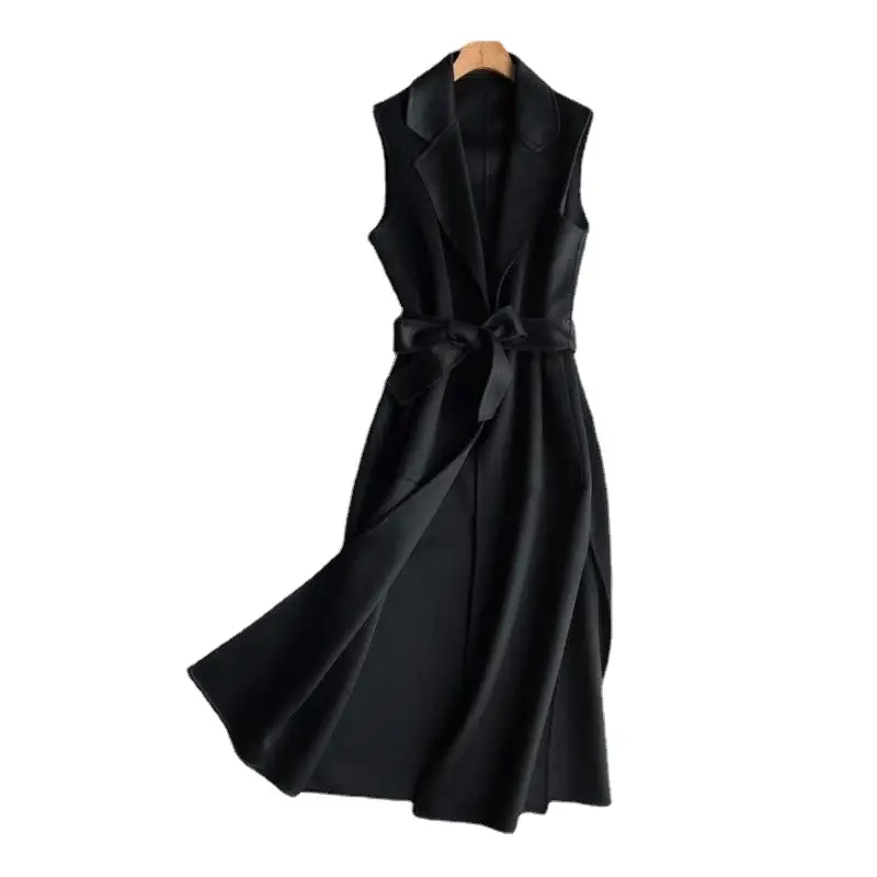 New Style Western Woolen Vest for Women Medium Blue - Image 7
