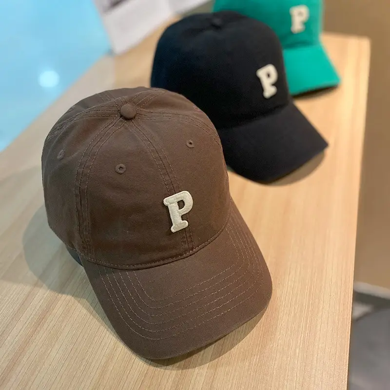 Women Japanese Korean Letter P Cap Casual Autumn - Image 14