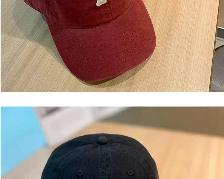 Women Japanese Korean Letter P Cap Casual Autumn — feature 5