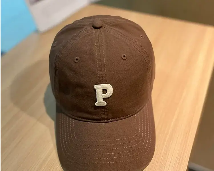 Women Japanese Korean Letter P Cap Casual Autumn — feature 7