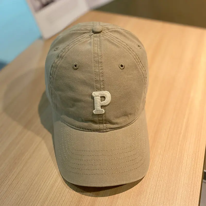 Women Japanese Korean Letter P Cap Casual Autumn - Image 2