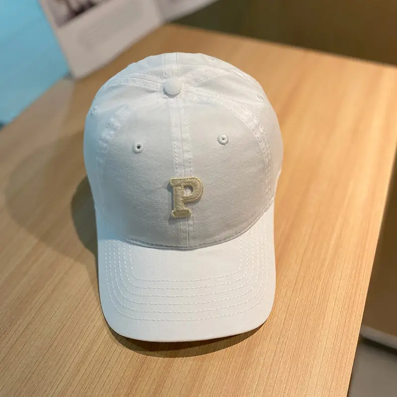 Women Japanese Korean Letter P Cap Casual Autumn - Image 4