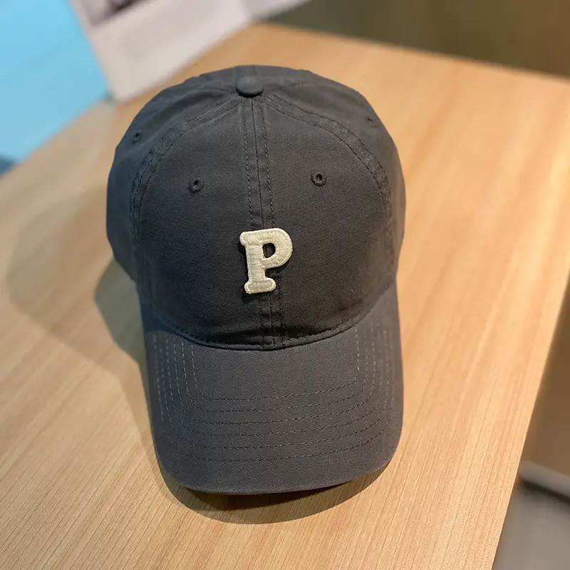 Women Japanese Korean Letter P Cap Casual Autumn - Image 9