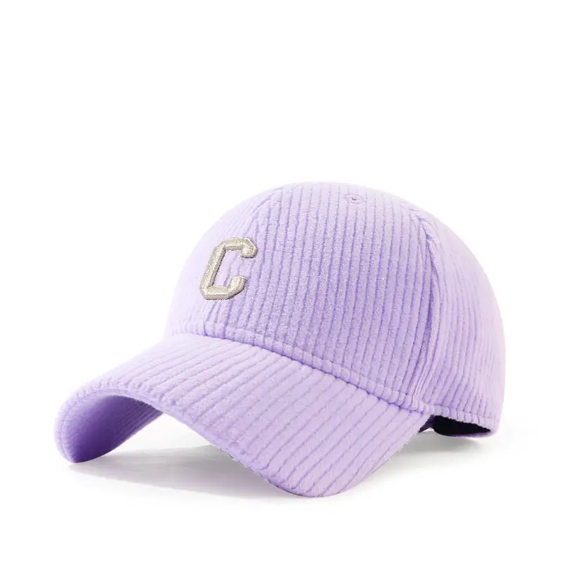 Navy Blue Baseball Cap with White C Embroidery