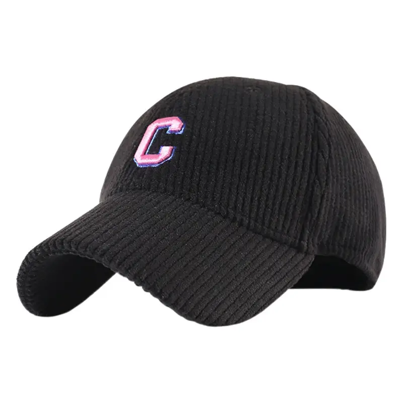 Navy Blue Baseball Cap with White C Embroidery