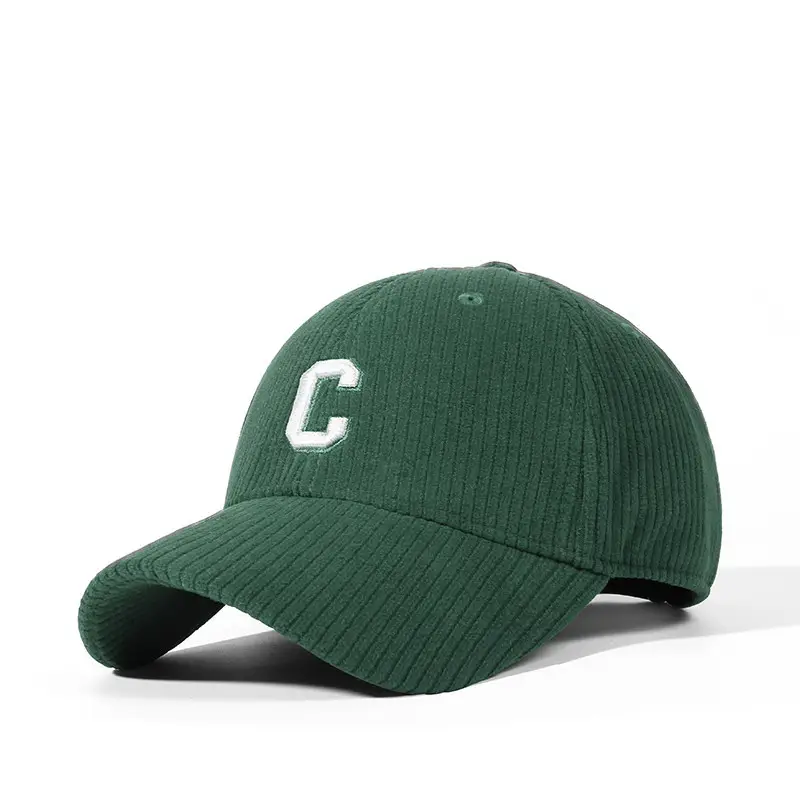 Navy Blue Baseball Cap with White C Embroidery