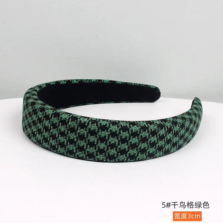 Elegant Cork Top Sponge Hair Band Milk Tea Color