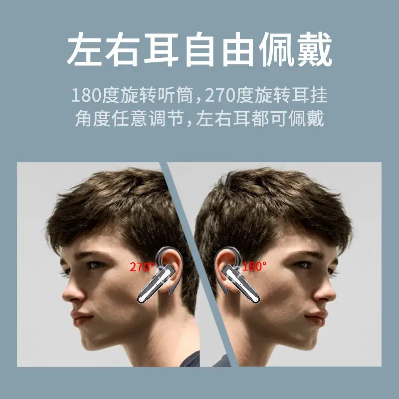 Wireless Bluetooth Headset Over Ear Waterproof Noise Reduction - Image 11