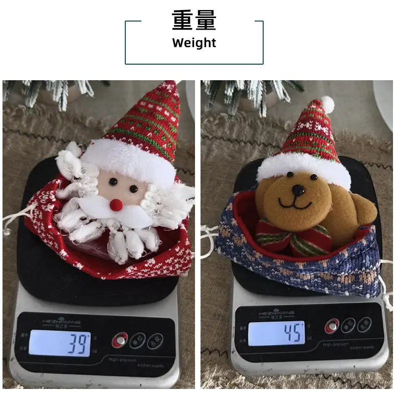 New Knitted Wool Christmas Eve Apple Bag 25cm — feature 11