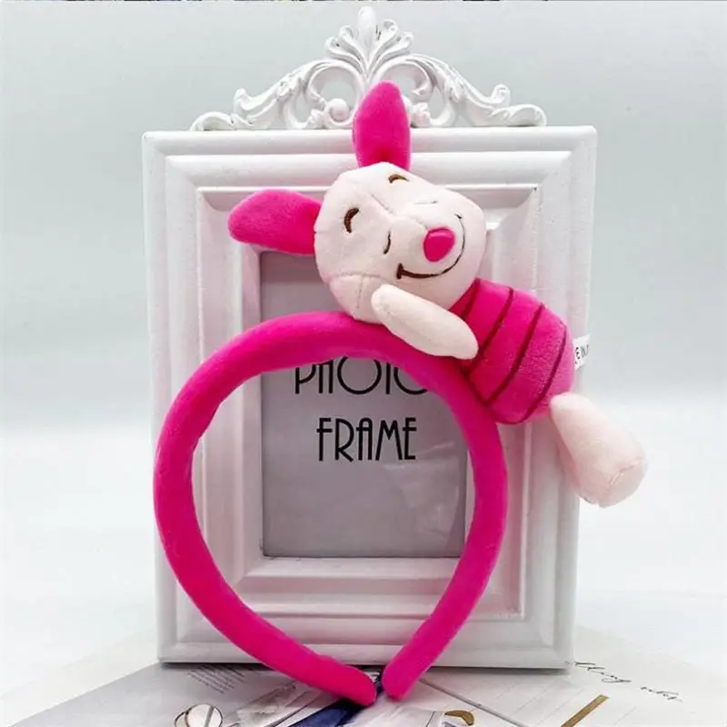 Plush Face Headband for Women with Red Bow - Image 12