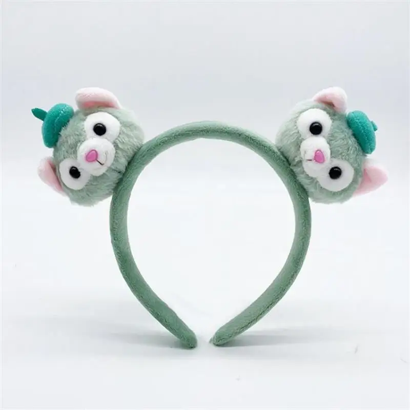 Plush Face Headband for Women with Red Bow - Image 19