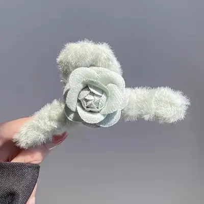 Plush Clip Headwear for Girls with Tassel and Eye Button - Image 20